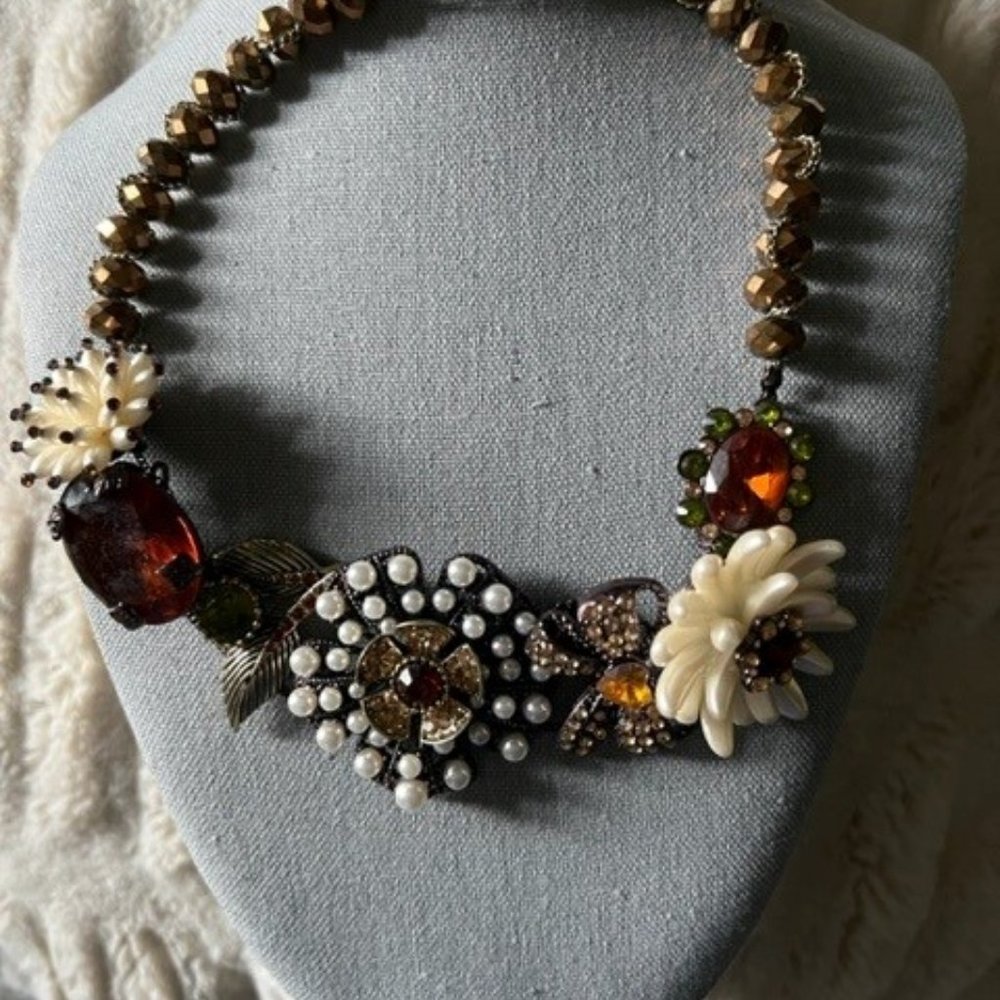 Vintage Betsey Johnson Necklace, 2 Bracelets, Earrings set